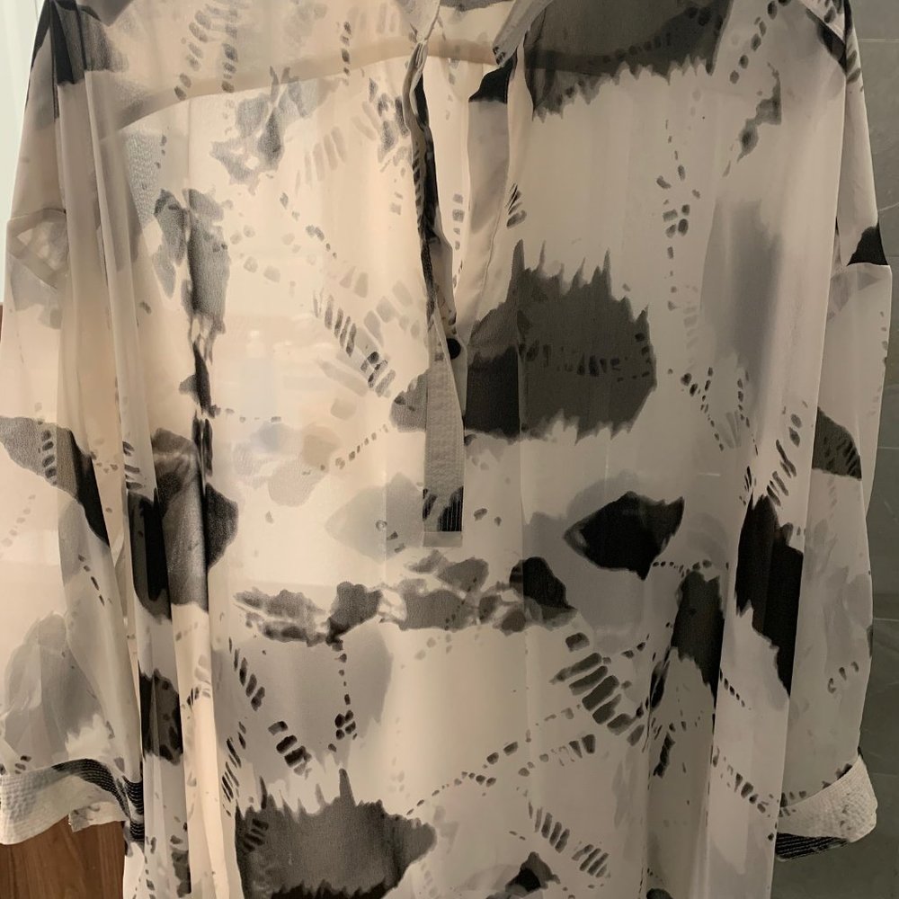 Religion Sheer Blouse